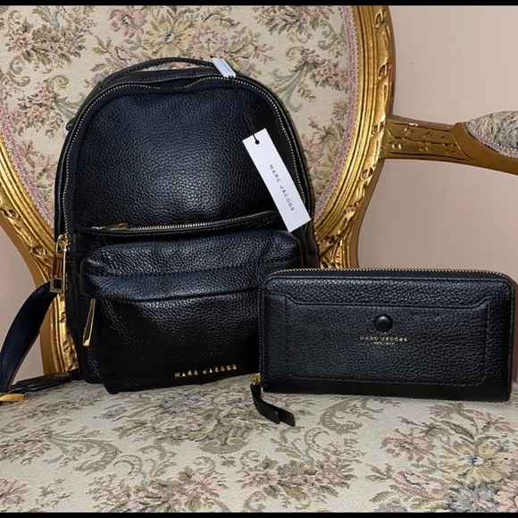 Marc Jacobs Handbags - NWT Marc Jacobs Varsity Leather Backpack